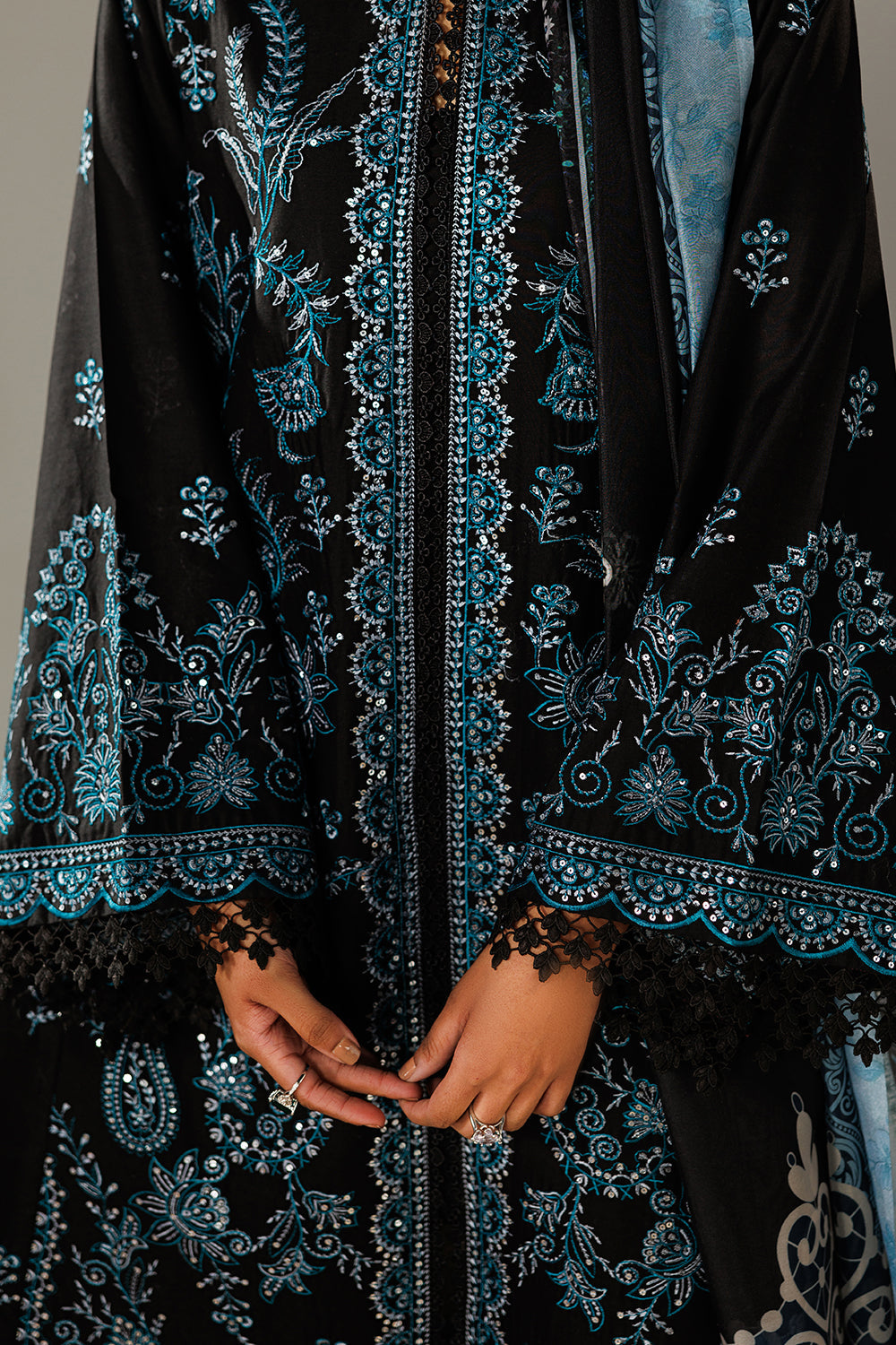Embroidered Lawn MJ-26-16