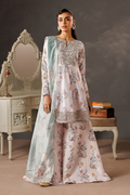 Embroidered Silk Lawn SL-26-09