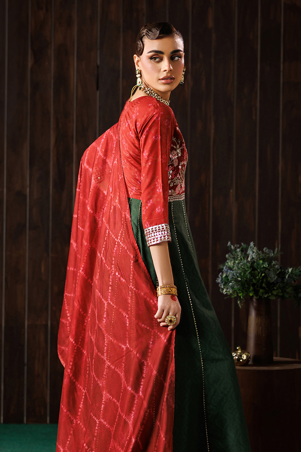 Embroidered Silk Lawn SL-26-14