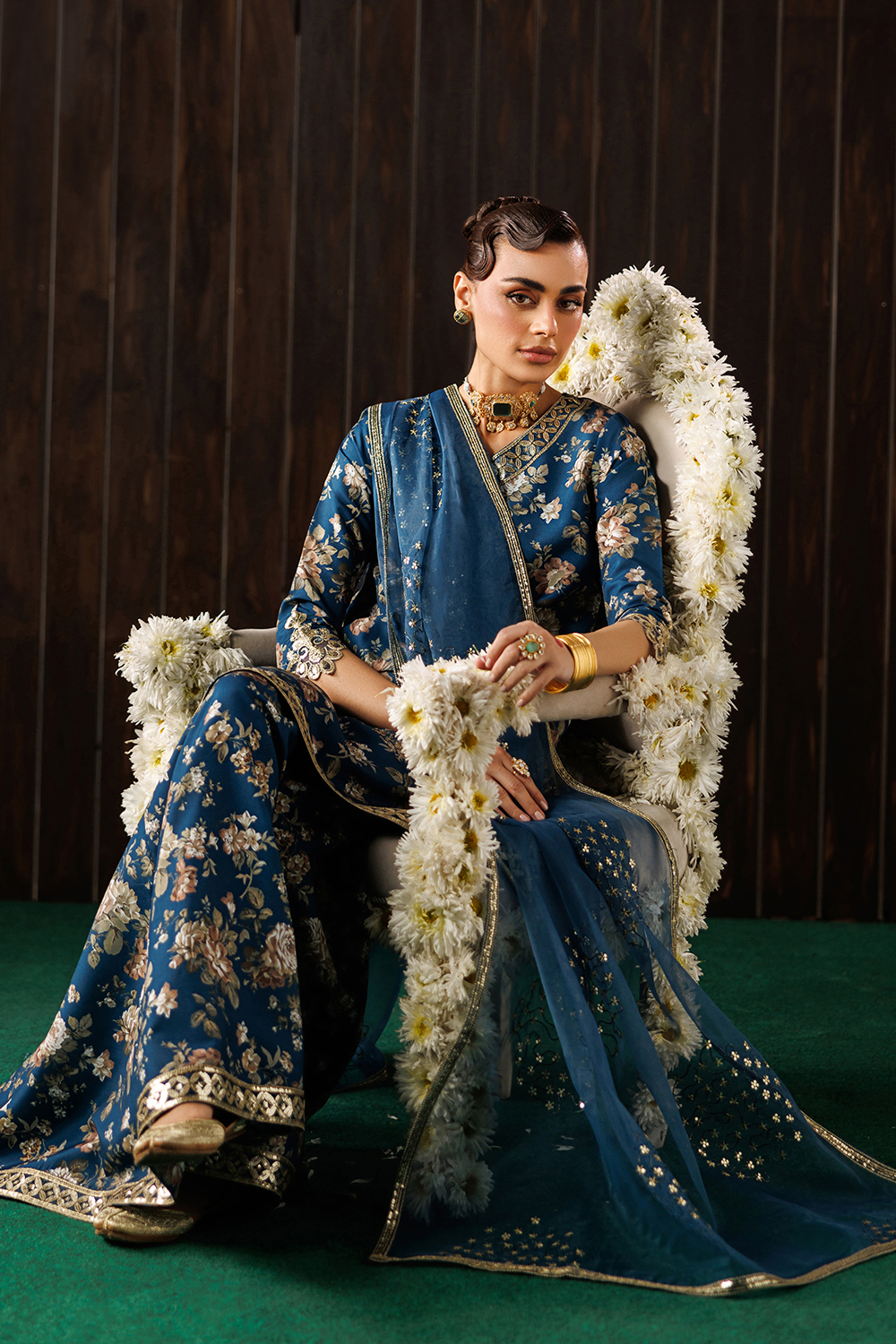 Embroidered Silk Lawn SL-26-11