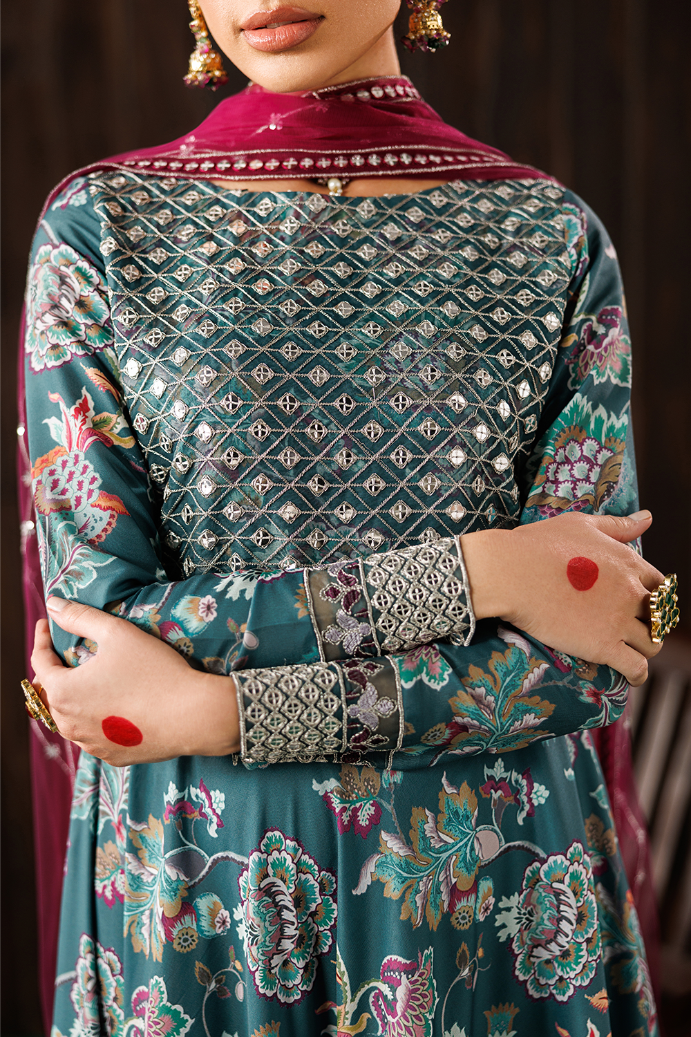 Embroidered Slik Lawn SL-26-15