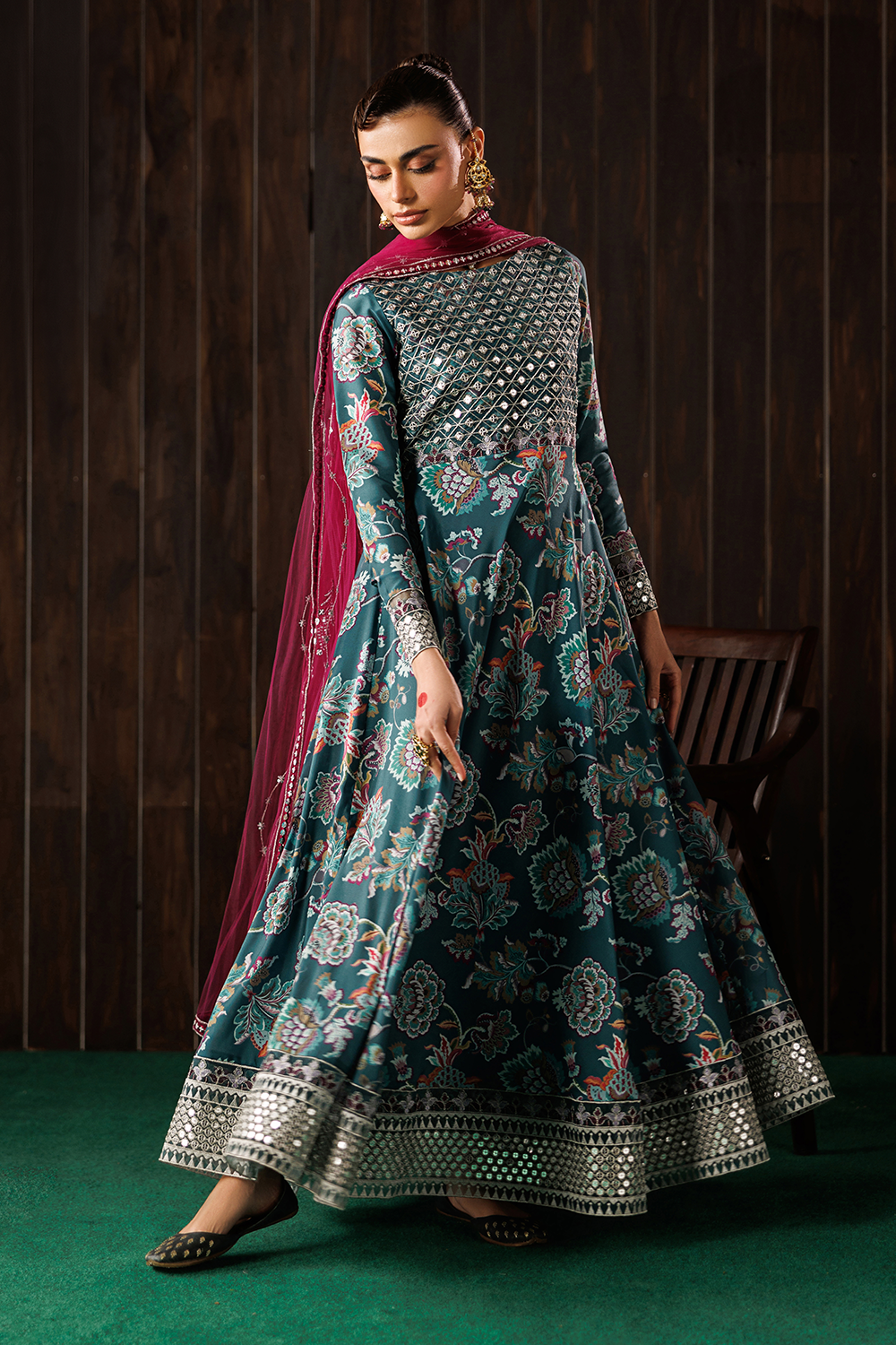 Embroidered Slik Lawn SL-26-15