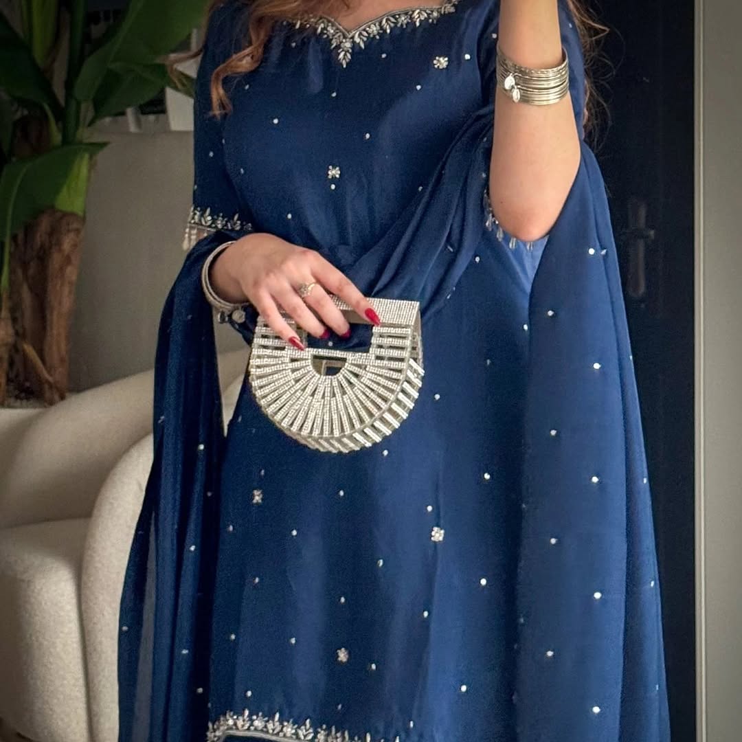 Royal Handmade Chermouse Silk 3-Piece Luxury Suit