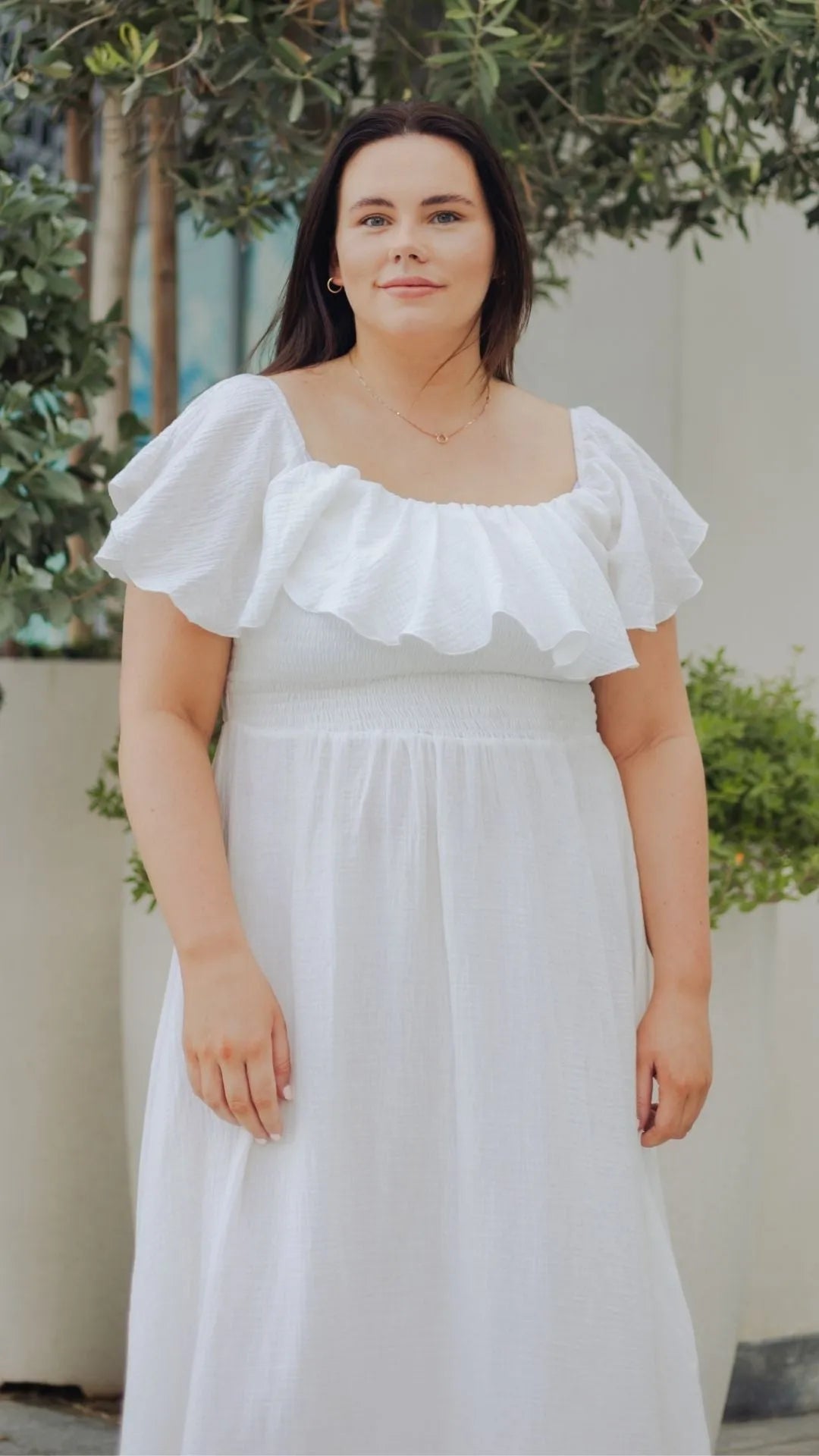 Design Code: Off the shoulder long dress